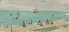 On the Beach, Les Petits-Dalles, Fécamp by Berthe Morisot