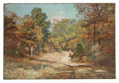On the Road to Belmont by Theodore Clement Steele