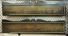 Pair of Valances with Sea Scape by anonymous painter