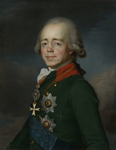 Paul I, Emperor of Russia (1754-1801), when Grand Duke of Russia by Russian School