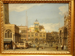 Piazza San Marco: the Clocktower by Canaletto
