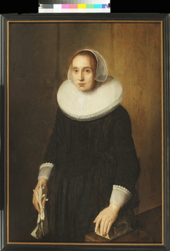 Portrait of a 34-year-old lady, possibly Jacomina de Rijck by anonymous painter