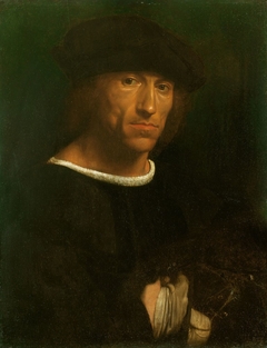 Portrait of a Man with a Hawk by Anonymous
