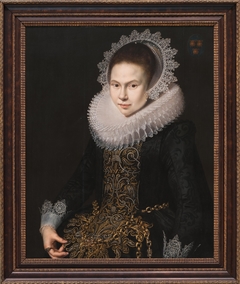 Portrait of a Young Lady by Paulus Moreelse