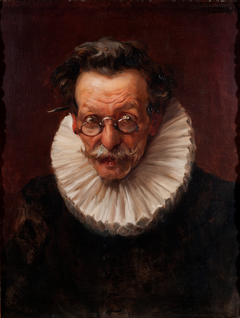Portrait of an elderly Man dressed in the Style of the Reign of Philip IV by José San Bartolomé Llaneces