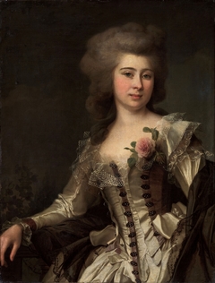 Portrait of an Unknown Woman with a Rose