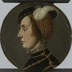 Portrait of Anna of Lorraine, Consort of René de Châlon, Prince of Orange