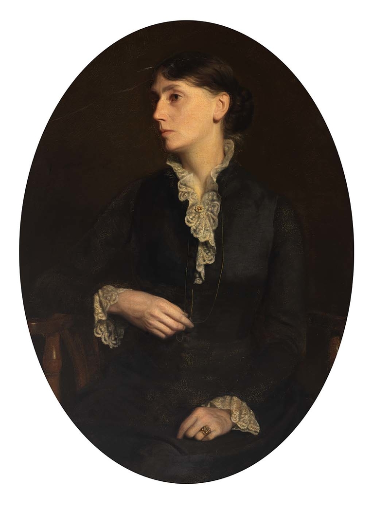 OLIVER INGRAHAM LAY. Hester Marian Wait Lay, Portrait of the
