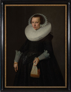 Portrait of Geertruid Overlander (1608-1634) by Nicolaes Eliaszoon Pickenoy