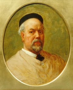 Portrait of Henry Hugh Armstead, RA - John Evan Hodgson - ABDAG002761 by John Evan Hodgson