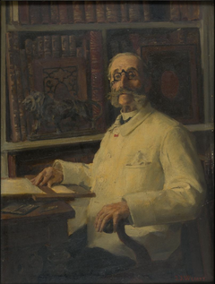 Portrait of Hippolyte Destailleur by Jean-Joseph Weerts