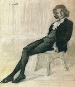 Portrait of inaida Gippius by Léon Bakst