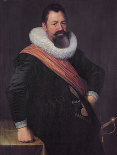 Portrait of Jochem Hendricksz Swartenhont (1566-1627) by Nicolaes Eliaszoon Pickenoy