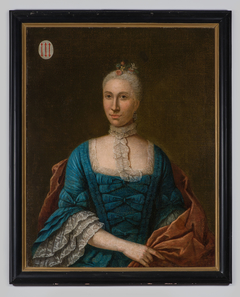 Portrait of Johanna Aleyda Wolfsen (1738-1807) by Arnold Kaldenbach