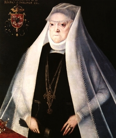 Portrait of Queen Anna Jagiellon as a widow. by Martin Kober