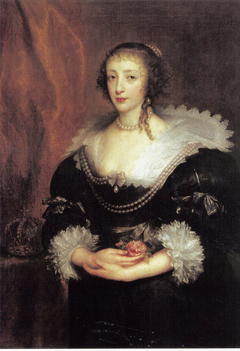Portrait of Queen Henrietta Maria by Anthony van Dyck