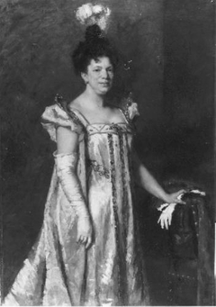 Portrait of the actress Sophie Pauwels-Van Biene (1852 - 1907) by Thérèse Schwartze