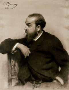Portrait of the artist Rafael S. Levitsky by Ilya Repin