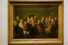 Portrait of Thomas Payne with His Family and Friends by Louis François Gerard van der Puyl