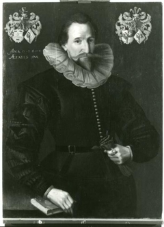 Portrait of Wytze van Cammingha (?-1612) by Master of the Portrait of Adie Lambertsz