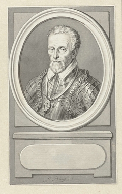 Portret van Gaspard de Coligny by Jacobus Buys