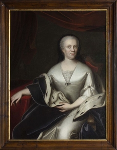 Portret van Prinses Maria Louisa van Hessen-Cassel by Bernard Accama