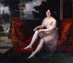 Presumed Portrait of Pauline Bonaparte Borghese by Louis Benjamin Marie Devouges