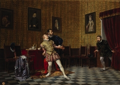 Prince Don Carlos and the Duke of Alba by José Uría y Uría
