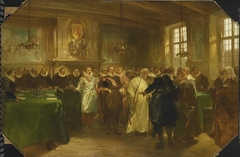 Prince Maurits Receiving a Russian Delegation in 1614 by Charles Rochussen