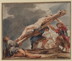 Raising of the Cross by Jacob de Wit