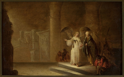 Release of St. Peter from prison (Acts 12:5-8)