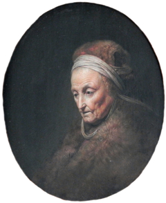 Rembrandt's Mother by Gerrit Dou