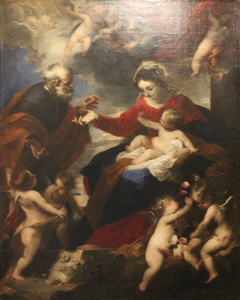 Repos de la sainte famille by Valerio Castello