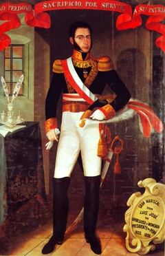 Retrato de Luis José de Orbegoso by José Gil de Castro
