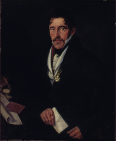 Retrato de Wilhelm Ludwig Von Eschwege (Barão Guilherme de Eschwege) by Bernhard Wiegandt