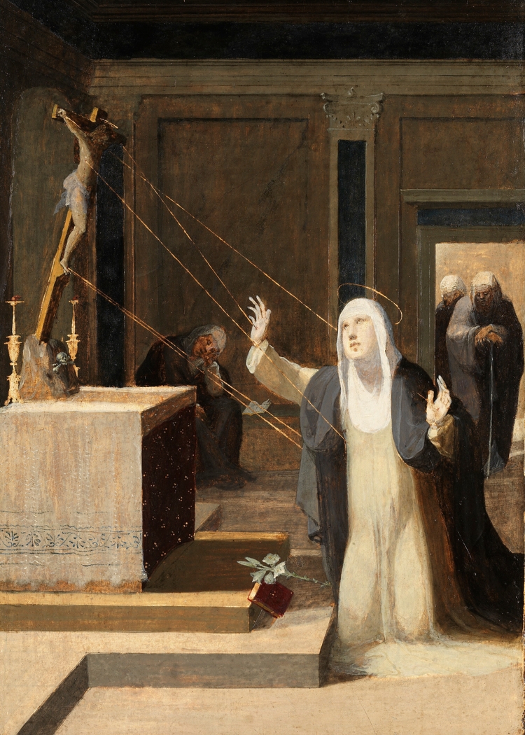 Saint Catherine Receiving the Stigmata