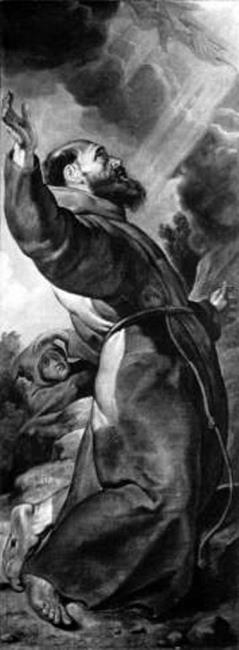 Saint Francis receiving the stigmata, 1618