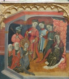 Sainte Ursule demandée en mariage by Master of Albocàsser