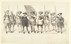 Schutters van het vendel van kapitein Abraham Boom en luitenant Oetgens van Waveren, 1623 by Unknown Artist