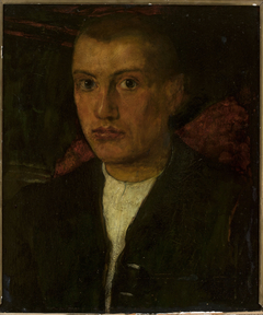 Self-portrait by Fritz Boehle