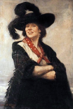 Self-portrait by Rosalie Emslie