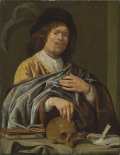 Self-portrait with a Skull