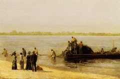 Shad Fishing at Gloucester on the Delaware River