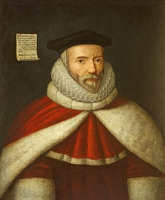 Sir John Croke, MP (1553-1620), Speaker of the House of Commons, aged 63 by manner of Gilbert Jackson