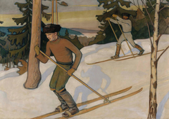 Skiing Boys