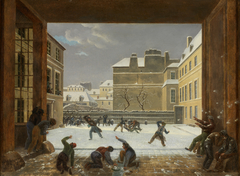 Snowball Fight by Anonymous