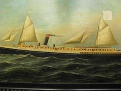 Steamship "Kansas City" by Antonio Jacobsen
