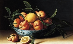 Still Life with Bowl of Curacao Oranges by Louise Moillon