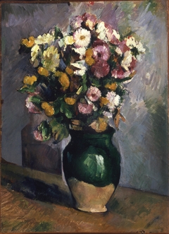 Still Life with Flowers in an Olive Jar by Paul Cézanne