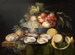 Still Life with Fruit and Oysters by Jan Davidsz. de Heem